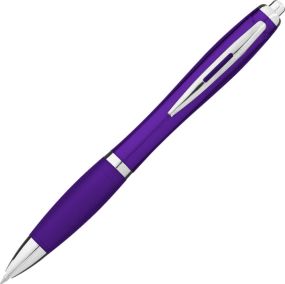 Nash Kugelschreiber mit farbigem Schaft und Griff als Werbeartikel