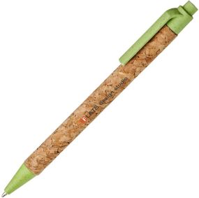 Midar Kugelschreiber aus Kork und Weizenstroh als Werbeartikel
