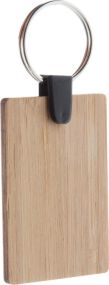 Bambus-Schlüsselanhänger, rechteckig Bambry als Werbeartikel