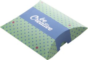 Tablettenschachtel CreaBox Pillow S, inkl. Druck als Werbeartikel