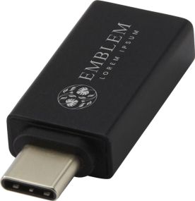 Adapter Adapt USB C auf USB A 3.0 als Werbeartikel