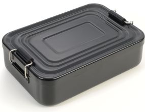 TROIKA Lunch-Box Black Box als Werbeartikel