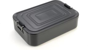 TROIKA Lunch-Box Black Box XL als Werbeartikel