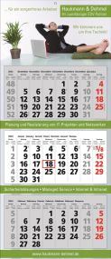 3 Monats-Wandkalender Classic 3, 7-sprachig als Werbeartikel