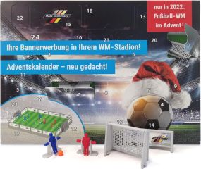 Adventskalender WM-Stadion als Werbeartikel