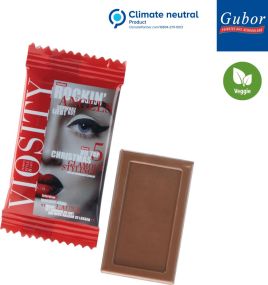 MIDI-Schokoladen-Täfelchen Fairtrade als Werbeartikel