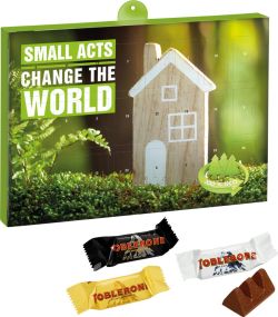 Premium Präsent Eco BUSINESS mit Toblerone Mini Mix als Werbeartikel