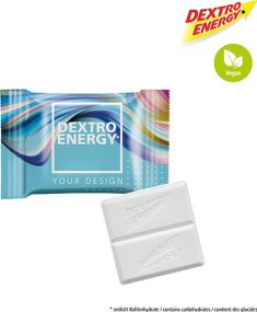 Dextro Energy inkl. Werbedruck, kleine Mengen als Werbeartikel