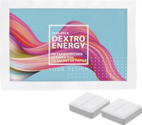 Papier Duo-Pack MINI DEXTRO ENERGY als Werbeartikel