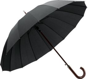 Regenschirm Hedi mit 16-Speichen als Werbeartikel