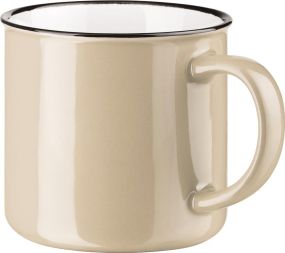 Tasse aus Keramik 360 ml Vernon als Werbeartikel
