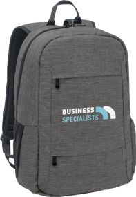 Laptop-Rucksack aus 300D rPET Business als Werbeartikel