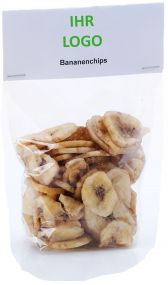 Bananenchips als Werbeartikel