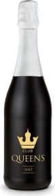 Sekt Cuvée - Flasche schwarz, 0,75 l als Werbeartikel
