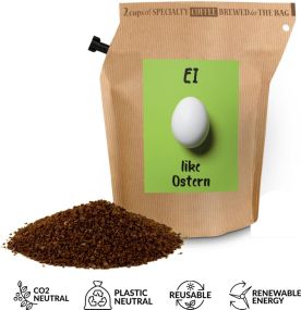 Fairtrade Kaffee Brühbeutel zu Ostern als Werbeartikel