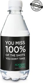 330 ml PromoWater - Mineralwasser als Werbeartikel