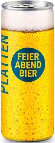 Helles Bier - feinherb u. malzig - FB-Etikett Soft-Touch, 250 ml als Werbeartikel