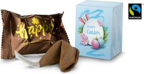 Glückskeks Schokoladen-Geschmack als Werbeartikel