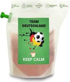 Fußball-EM Team Deutschland Keep Calm, Tee im Brühbeutel als Werbeartikel