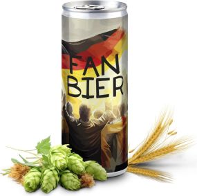 Helles Bier zur Fußball Europameisterschaft 2024 – feinherb und leicht malzig – 250 ml