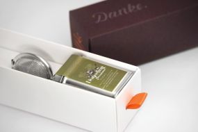 Individualisierbare Dankebox - Premium-Tee aus Darjeeling