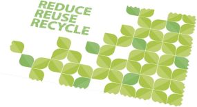 Kleines Reinigungstuch Caro aus recycelten PET als Werbeartikel