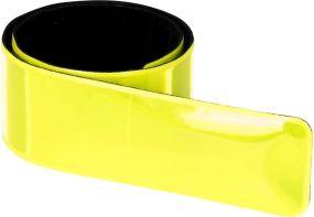 RFX™ 38 cm reflektierendes PVC Schnapparmband als Werbeartikel