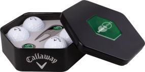 Golf-Set Callaway 4-ball tool tin als Werbeartikel