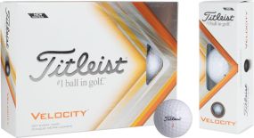 Golfball Titleist Velocity - inkl. Druck