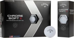 Golfball Callaway Chrome Soft X 20 - inkl. Druck