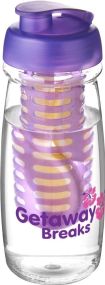 Sportflasche H2O Pulse® mit Klappdeckel und Infusor als Werbeartikel