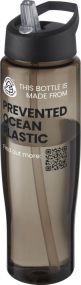 Sportflasche H2O Active® Eco Tempo 700 ml mit Ausgussdeckel, aus Ocean Plastic als Werbeartikel