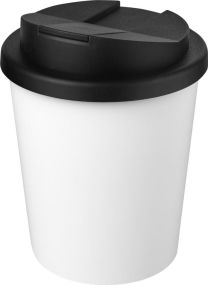 Americano® Espresso 250 ml recycelter Isolierbecher mit auslaufsicherem Deckel als Werbeartikel