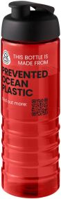 Sportflasche H2O Active® Eco Treble mit Stülpdeckel 750 ml als Werbeartikel