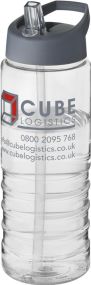 Sportflasche H2O Treble mit Ausgussdeckel 750 ml als Werbeartikel