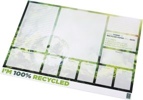 A2 recycelter Notizblock Desk-Mate® - 100 Blatt als Werbeartikel
