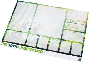 Desk-Mate® A2 recycelter Notizblock als Werbeartikel