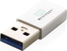 USB-A zu Type-C Adapter als Werbeartikel