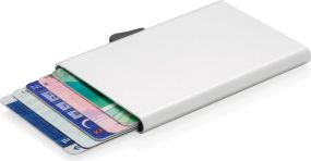 C-Secure Aluminium RFID Kartenhalter als Werbeartikel