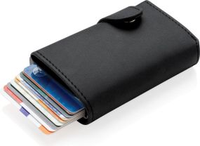 RFID Kartenhalter mit PU-Börse als Werbeartikel