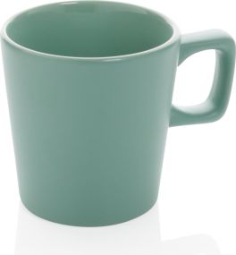 Moderne Keramik Kaffeetasse als Werbeartikel