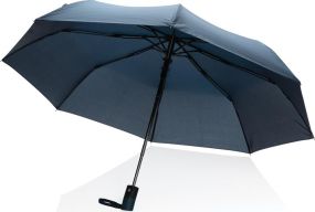 21" Impact Aware RPET Mini-Schirm automatic open als Werbeartikel