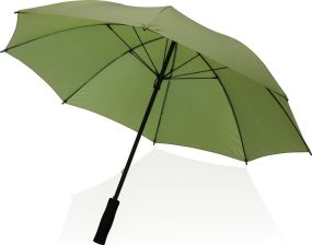23" Impact Aware RPET Stormproof-Schirm als Werbeartikel