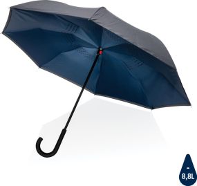 23" Impact Aware RPET umgekehrter Schirm als Werbeartikel