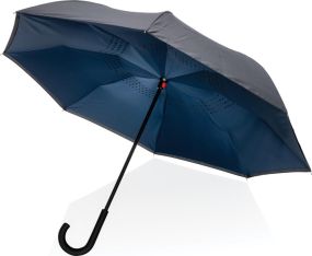 23" Impact Aware RPET umgekehrter Schirm als Werbeartikel