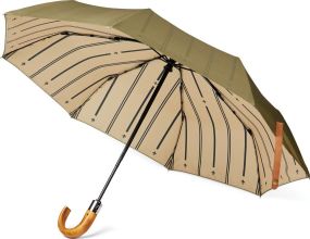 VINGA Bosler AWARE™ 21" faltbarer Schirm aus recyceltem PET als Werbeartikel