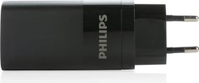 Philips 65W Ultra-Schnell-PD 3-Port-USB-Wandladegerät als Werbeartikel