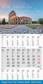 3-Monats-Fotokalender Europa als Werbeartikel