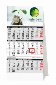 3-Monats-Planer Tischkalender als Werbeartikel