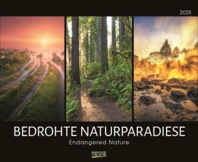Korsch Kalender Bedrohte Naturparadiese als Werbeartikel
